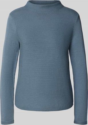 Marc O'Polo Regular Fit Strickpullover aus reiner Baumwolle in Rauchblau, Größe XXL