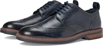 Clarks Aldwin Limit Mens Lace-up Boots Navy Leather : 7.5 D - Medium