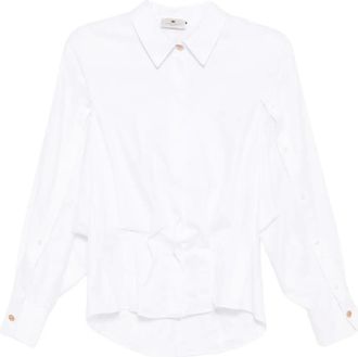 Elisabetta Franchi Camicia in cotone - Bianco