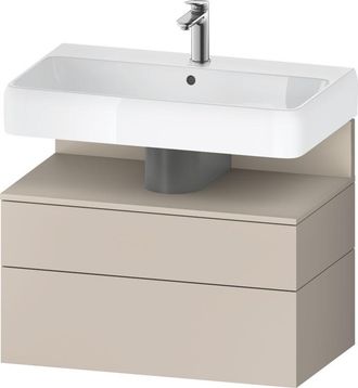 Duravit Qatego Mueble Bajo Lavabo, 1 Extra&iacute;ble Y 1 Caj&oacute;n, - Duravit