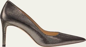 Stuart Weitzman 85mm Stuart Power Leather Noir Pumps