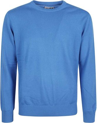 MC2 Saint Barth Regent Crew Neck Sweater - Heren - Ronde hals truien - Blauw - M - Truien & Vesten