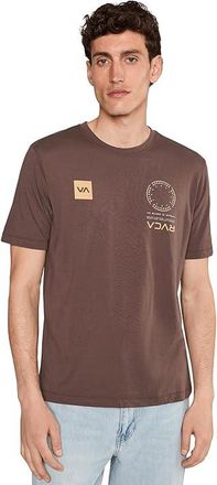Rvca VA Mark 2 Short Sleeve Mens Clothing Mocha : 2XL, Cotton/Polyester
