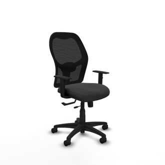 Piqueras y Crespo Silla De Oficina Piqueras Y Crespo Aloc&eacute;n Traslack Negro Poliamida