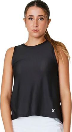 Sofibella Staples Mesh Womens Tennis Tank in Black at Nordstrom, Size X-Large