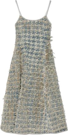 Diesel Kleedjes, Dames, Blauw, S, Denim, Jurk met bandjes