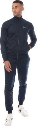 Emporio Armani Heren EA7 Tracksuit met volledige rits (Marine)