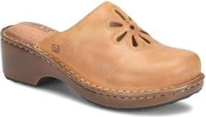 B&oslash;rn Torry Clog in Yellow Leather at Nordstrom Rack, Size 10