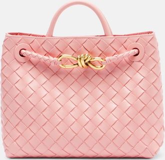 Bottega Veneta Andiamo Intrecciato Small leather tote bag