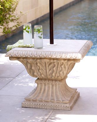 Neiman Marcus Limestone Umbrella Base