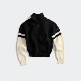 Canada Goose Cardigan Tressel (Hommes, New Black, TG)