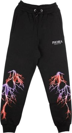 Phobia Archive Violet Lightning Pants - Heren - Sweatpants - Zwart - XL - Broeken