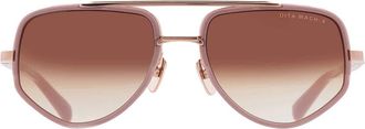 Dita Eyewear MACH-X Brown Gradient Pilot Ladies Sunglasses DTS463-A-02 55