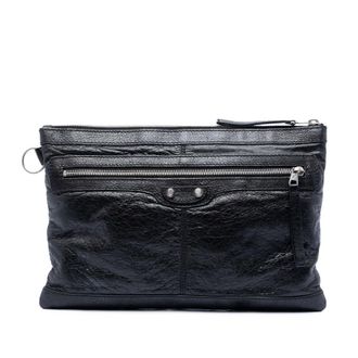 Balenciaga Pre-owned Balenciaga Lambskin Motocross Classic Clip M Clutch Ladies CPOMKJBX2ALK6VWJ
