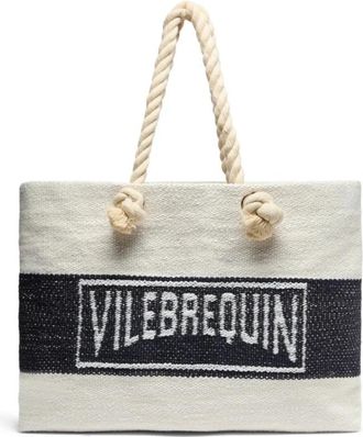 Vilebrequin Binta Strandtas - unisex - Shoppers - Blauw - ONE Size - Katoen - Tassen