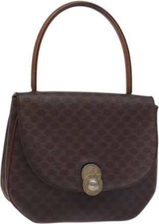 Celine Tweedehands leren handtassen - Dames - Vintage Handtas - Bruin - ONE Size - Leer - Vintage