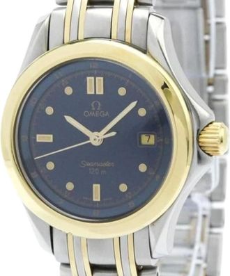 Omega Pre-owned Watches, female, Blue, Size: ONE SIZE Pre-owned Vintage Watch