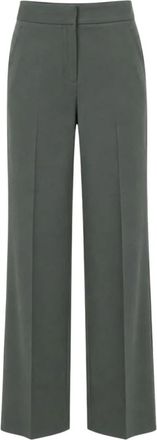 Marella Emmvoliera 2 Wijde Broek - Dames - Wijde Broeken - Groen - M - Polyester - Broeken