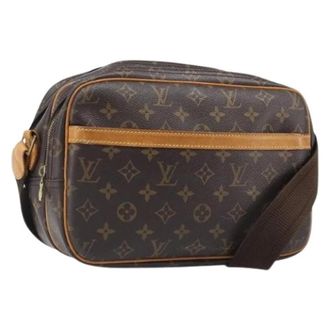 Louis Vuitton Pre-owned Monogram Canvas Shoulder Bag - Dames - Pre-owned - Bruin - Maat: ONE Size Leer