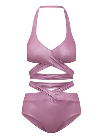 Alessandro Vigilante bikini set - women - Elastane/Polyamide - M - Pink