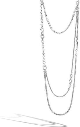 John Hardy Remix Hero Transformable Sterling Silver Necklace 34