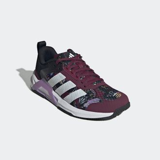 adidas Trainingsschuh ADIDAS PERFORMANCE DROPSET CONTROL, Damen, Gr. 41, amazon rot, cloud wei&szlig;, violet fusion, Textil, Schuhe Trainingsschuh