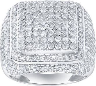 LuvMyJewelry Caelisse 2.40 Cts Natural Diamond 14K Gold Ring in 14K White Gold at Nordstrom, Size 7