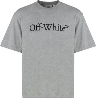 Off-white Off- Cotton Mens T-Shirt