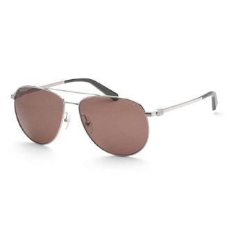 Ferragamo SF157S 045 Silver / Brown Polarized