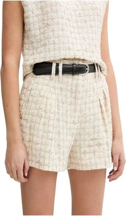 Iro Xaga Shorts - Dames - Bermuda - Beige - M - Katoen - Korte Broeken