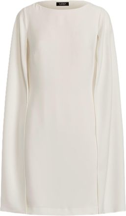 Ralph Lauren Natural Petra Long Sleeve Cocktail Dress