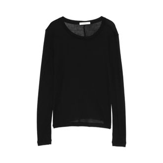 Co Long Sleeve Tops, female, Black, Size: XS T-shirt Co
