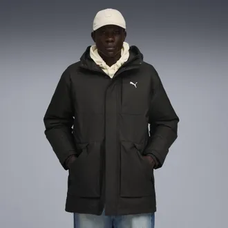 Puma Parka con cappuccio da uomo, Abbigliamento, Nero, XXL