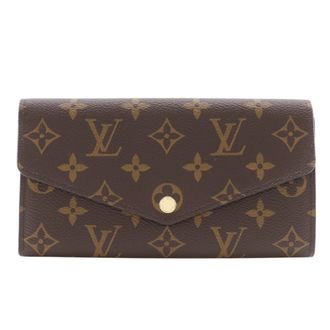 Louis Vuitton Monogram Brown Monogram Monogram Long Wallet (Bi-Fold) (Pre-Owned)