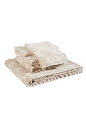 Joop Frottierset, Sandfarben, Beige, Textil, 5-teilig, Abstraktes, Oeko-Tex Standard 100, saugfähig, Aufhängeschlaufe, strapazierfähig