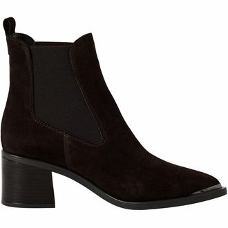 Tamaris Leren bottines met scherpe top