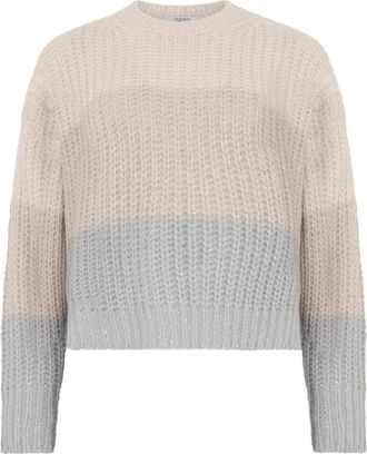 PESERICO Truien - Dames - Ronde hals truien - Veelkleurig - 2XL - Truien & Vesten
