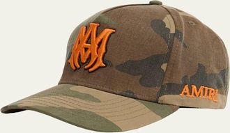 Amiri Mens MA Outline Camouflage Baseball Cap