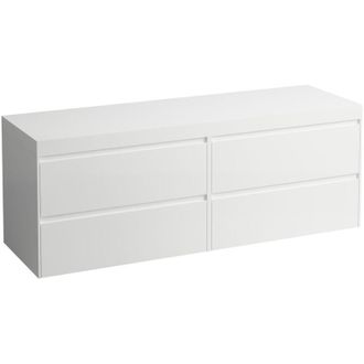 Laufen Lani Encimera De Lavabo Blanco Mate Incl. Mueble Bajo - Laufen