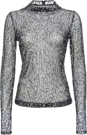 Pinko Pinko - Tops - Dames - Longsleeves - Zwart - S - Tops