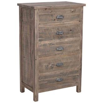 Wanderlust Deco Sinfonier de madera marr&oacute;n 65x40x103.5h cm