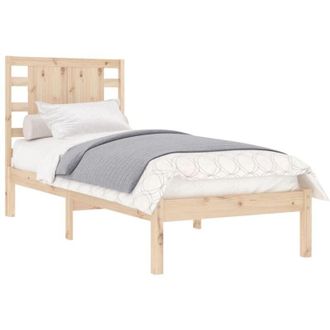 vidaXL Bed Frame without Mattress 90x200 cm Solid Wood Pine vidaXL
