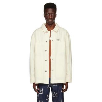 &Eacute;tudes Studio Off White Twill Jas Stijlvol Casual - Heren - Zomerjassen - Wit - XL - Jassen