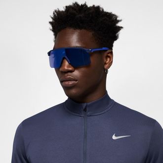 Nike Unisex Expedition Shield Mirrored Sunglasses in Blue | IB6562X-492