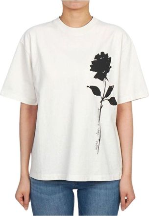 Golden Goose (WMNS) Golden Goose Short Sleeve T-Shirt Ivory GWP01874-P002127-82432
