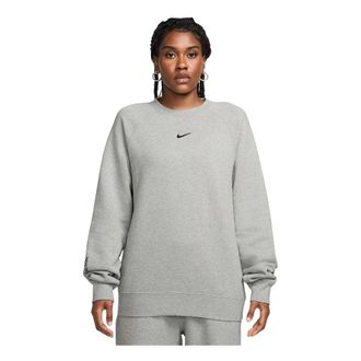 Nike Fleece CS Crew - unisex - Sport - Grijs - Maat: L Fleece