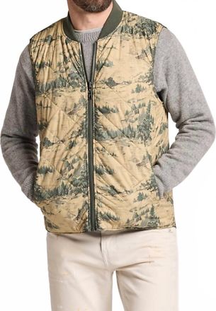 Pendleton Wildwood Reversible Vest In Northwest Trees