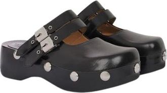 Philosophy di Lorenzo Serafini Schoenen, Dames, Zwart, 40 EU, Leer, Mary Jane Clog