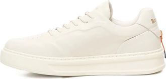 Baracuta Sneakers in pelle con lacci - Bianco