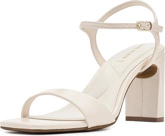 Anne Klein Beata Womens Sandals Bone Crinkle : 6.5 M, Faux Leather